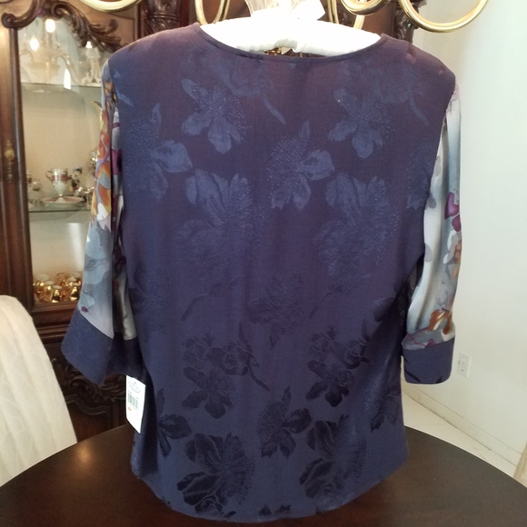 NWT VIOLET KAY NAVY BLUE POINTS FRONT SMALL - Picture 7 of 7